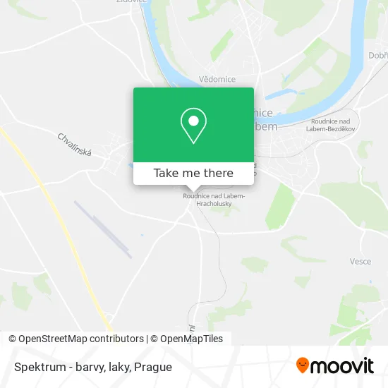 Карта Spektrum - barvy, laky