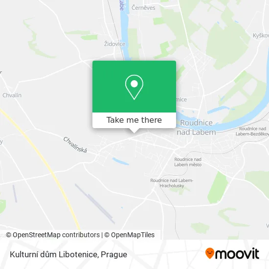 Карта Kulturní dům Libotenice