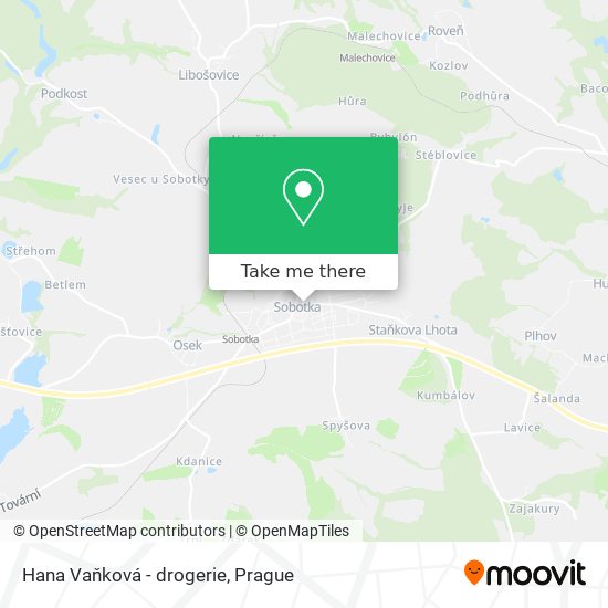 Hana Vaňková - drogerie map