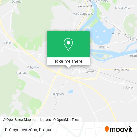 Průmyslová zóna map