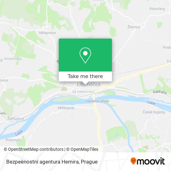 Bezpeènostní agentura Hemira map