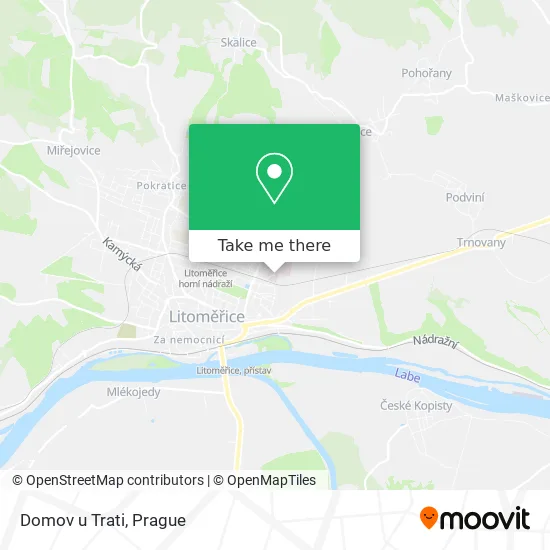 Карта Domov u Trati