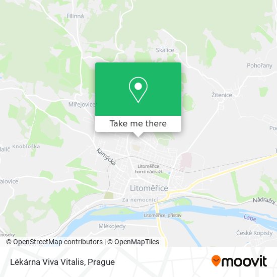 Карта Lékárna Viva Vitalis