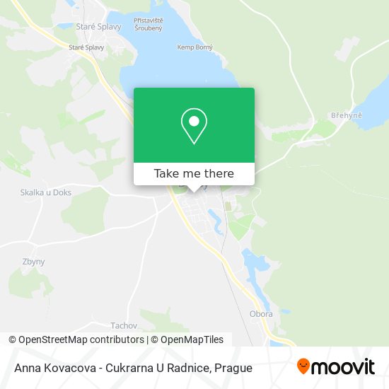 Карта Anna Kovacova - Cukrarna U Radnice