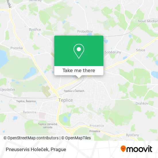 Карта Pneuservis Holeček