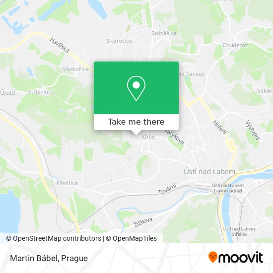 Карта Martin Bábel