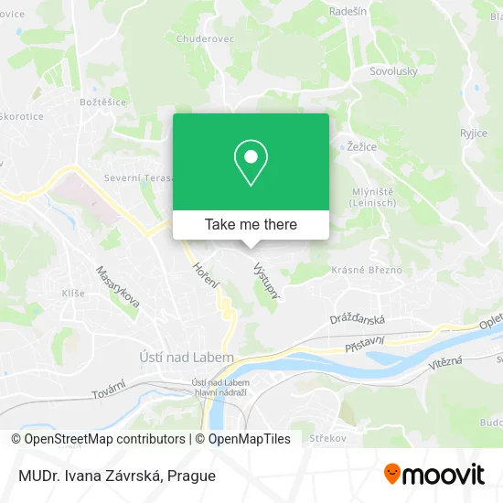 Карта MUDr. Ivana Závrská
