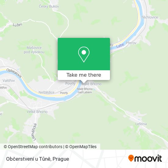 Občerstvení u Tůně map