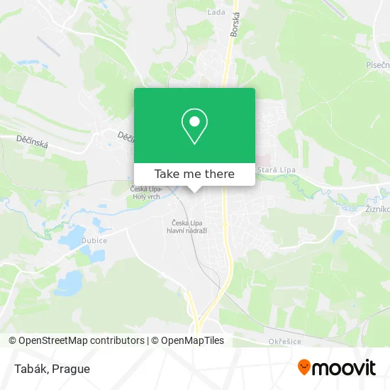 Карта Tabák