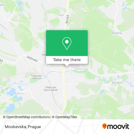 Карта Moskevska