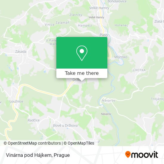 Vinárna pod Hájkem map