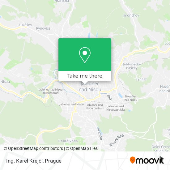 Ing. Karel Krejčí map