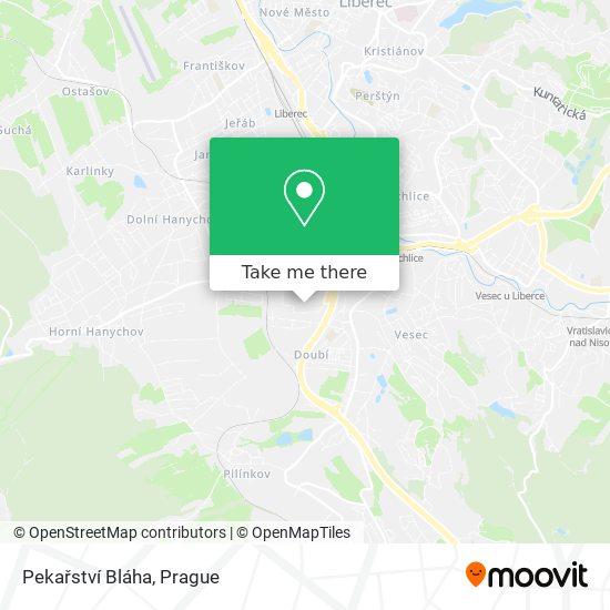 Pekařství Bláha map