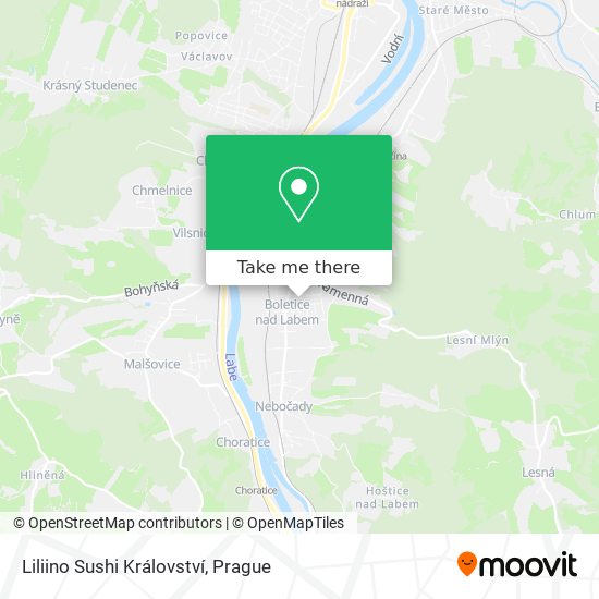 Liliino Sushi Království map