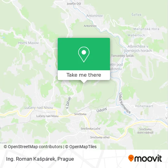 Карта Ing. Roman Kašpárek