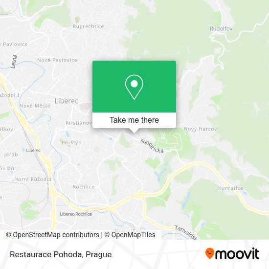 Карта Restaurace Pohoda