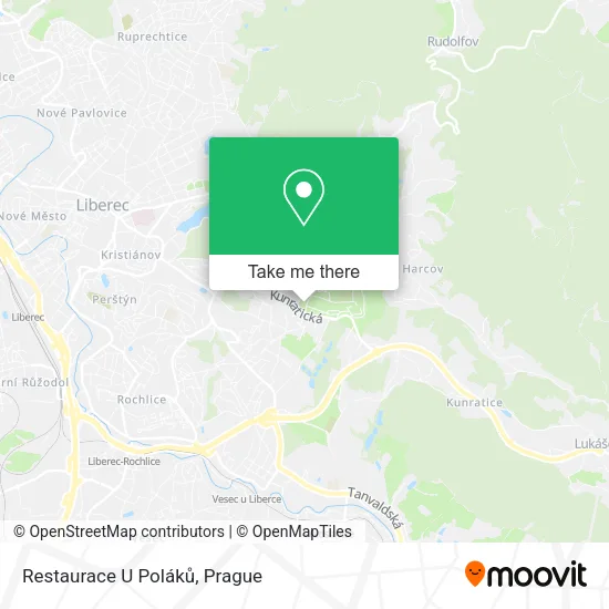 Карта Restaurace U Poláků