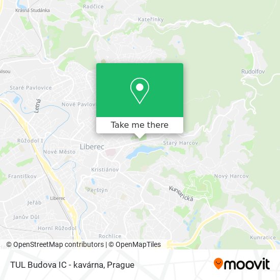 TUL Budova IC - kavárna map