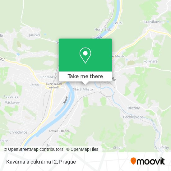 Kavárna a cukrárna I2 map