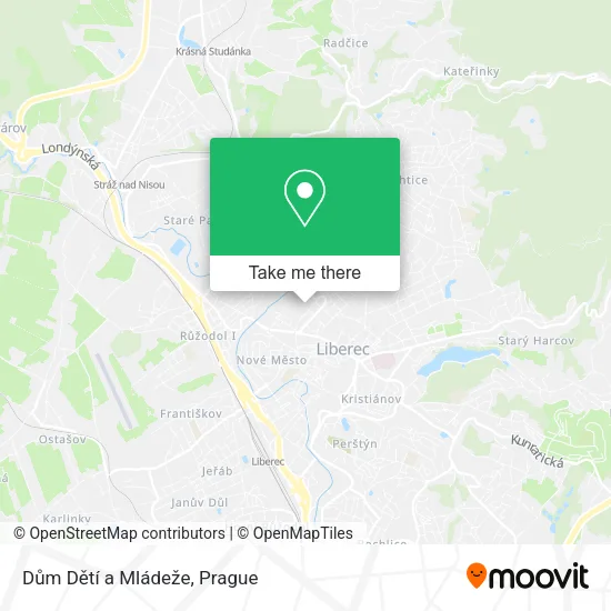 Dům Dětí a Mládeže map