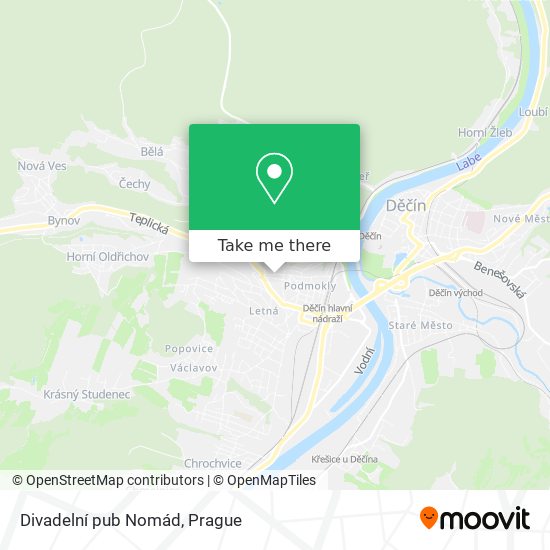 Divadelní pub Nomád map