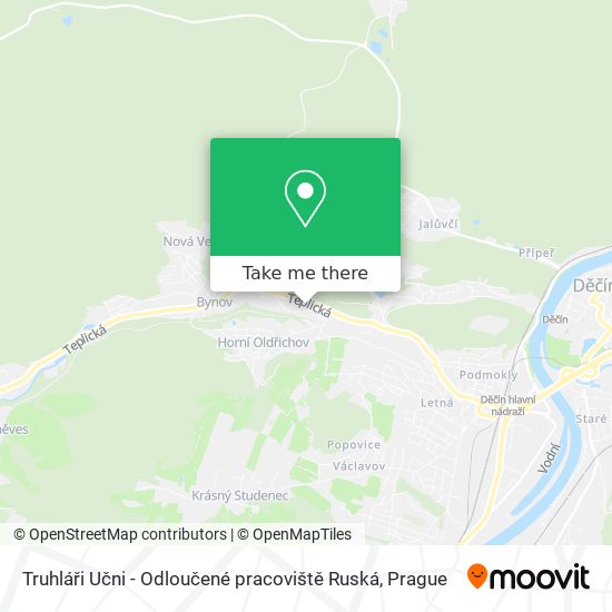 Truhláři Učni - Odloučené pracoviště Ruská map