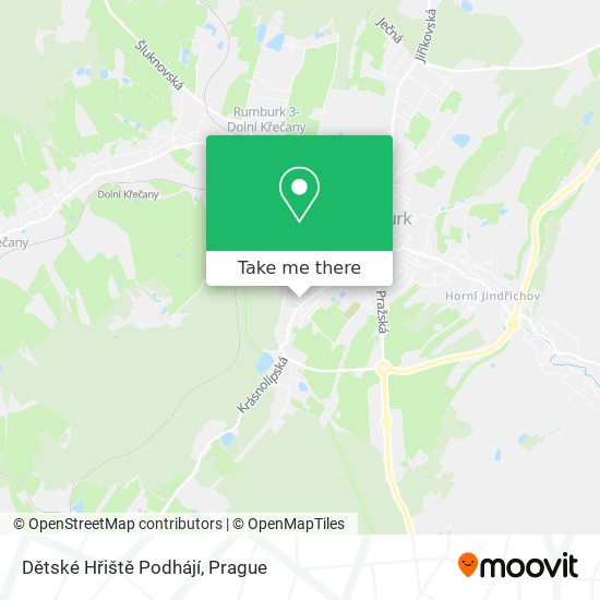 Dětské Hřiště Podhájí map