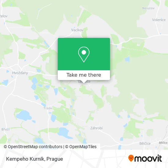 Карта Kempeho Kurník