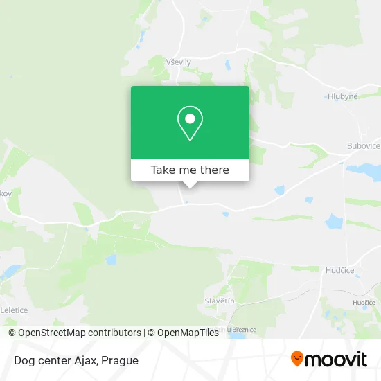 Карта Dog center Ajax