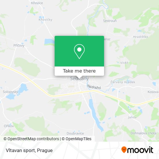 Vltavan sport map