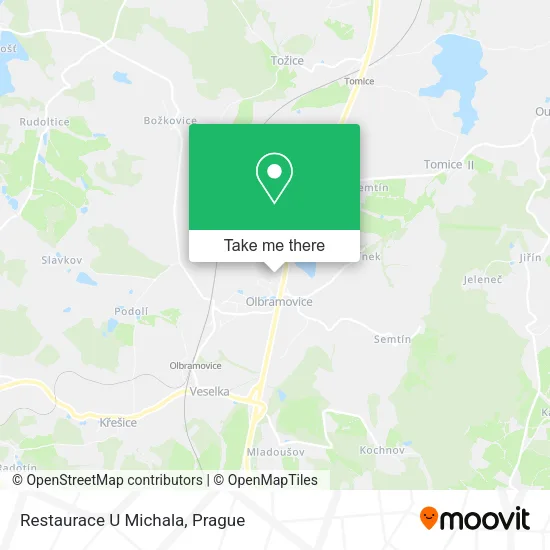 Карта Restaurace U Michala