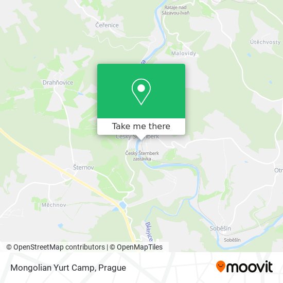 Mongolian Yurt Camp map