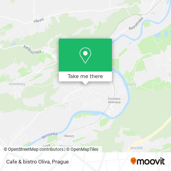 Cafe & bistro Oliva map