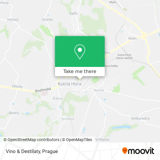 Карта Vino & Destilaty
