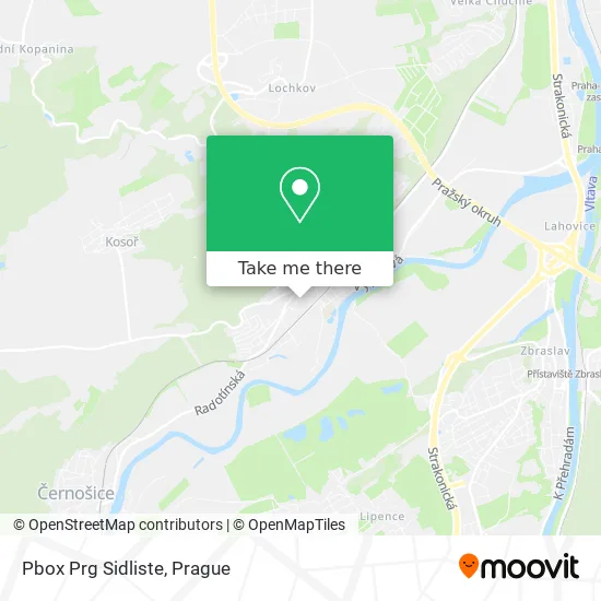 Карта Pbox Prg Sidliste