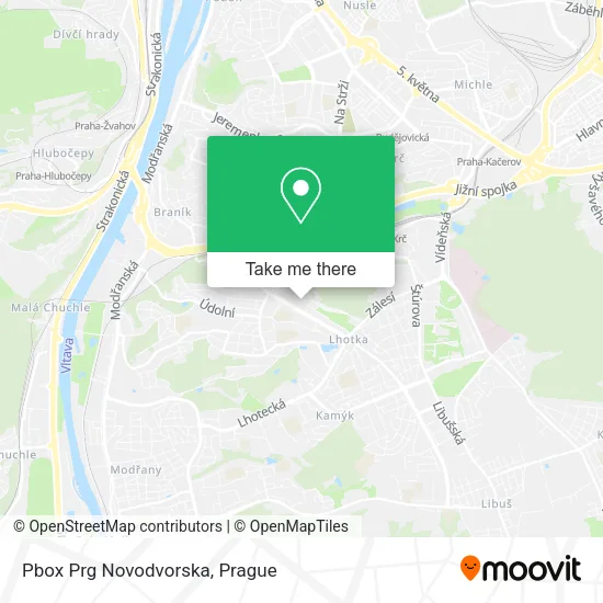 Карта Pbox Prg Novodvorska