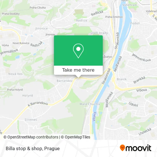 Карта Billa stop & shop