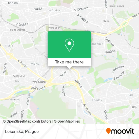 Карта Lešenská