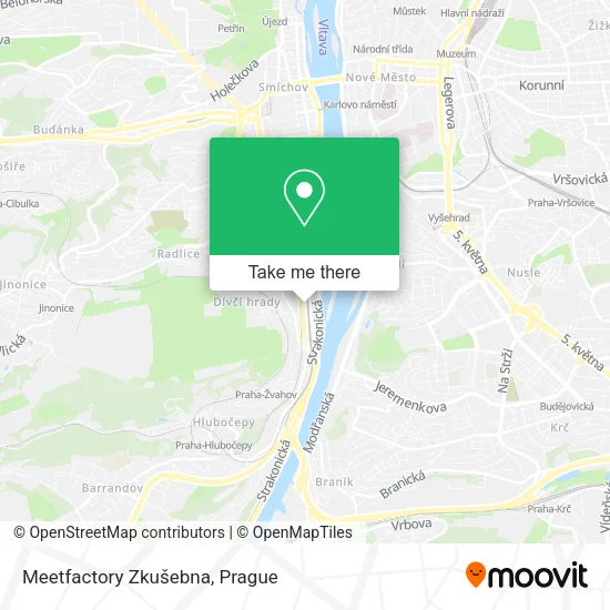 Карта Meetfactory Zkušebna
