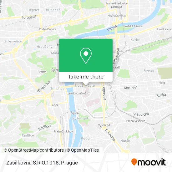 Карта Zasilkovna S.R.O.1018