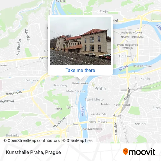 Карта Kunsthalle Praha