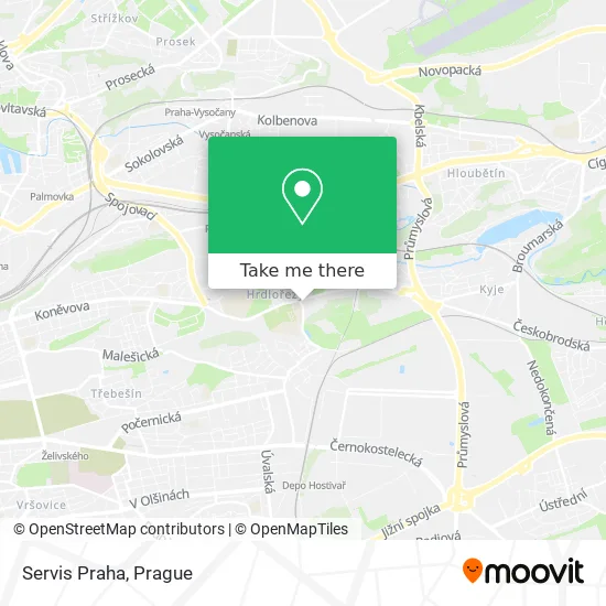 Карта Servis Praha