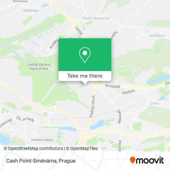 Cash Point-Směnárna map