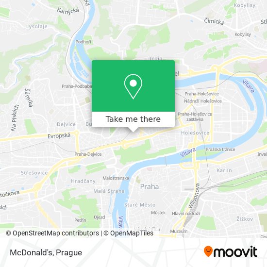 McDonald's map