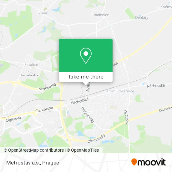 Карта Metrostav a.s.