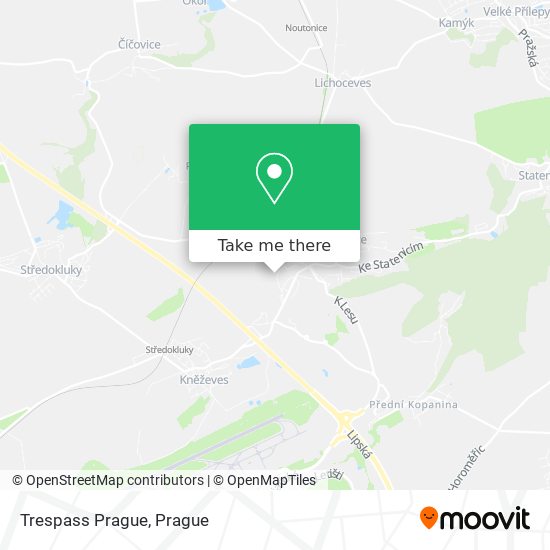 Карта Trespass Prague