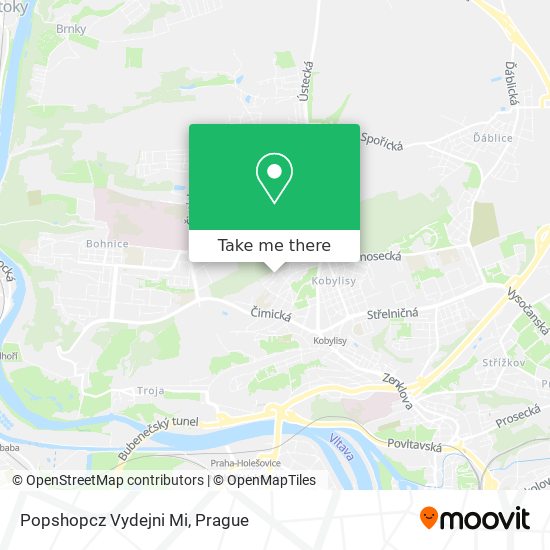 Popshopcz Vydejni Mi map