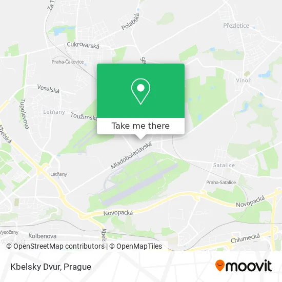 Карта Kbelsky Dvur