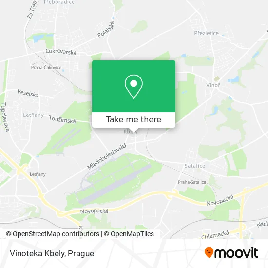 Карта Vinoteka Kbely