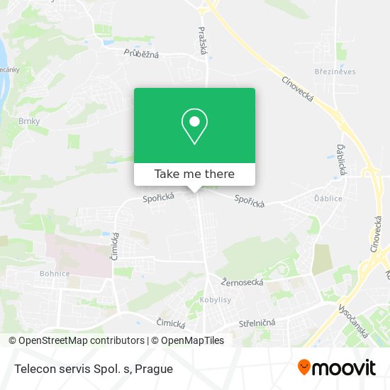 Карта Telecon servis Spol. s
